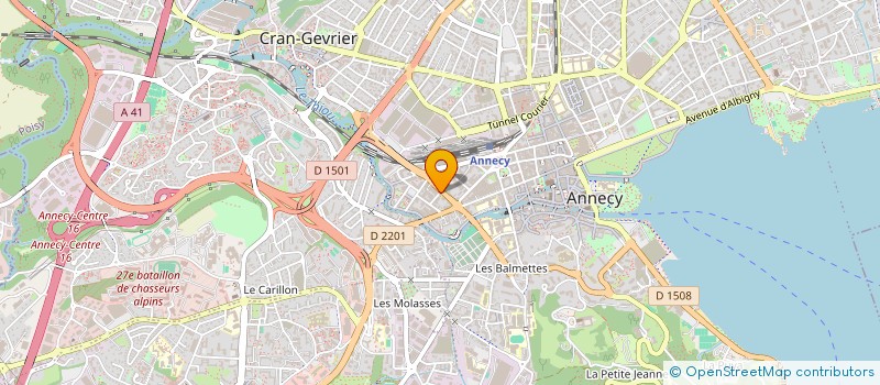 localisation de l'entreprise MAC à ANNECY