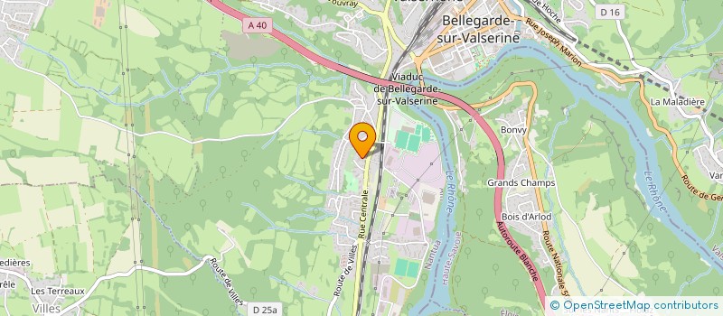 localisation de l'entreprise MAC à VALSERHONE