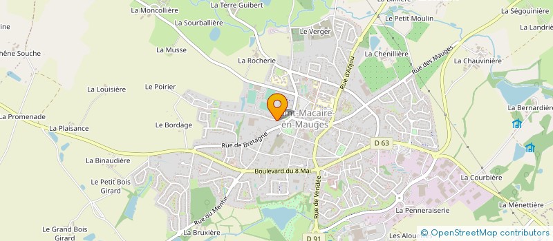 localisation de l'entreprise MAC'AIR ZIC-UNION MUSICALE à SEVREMOINE
