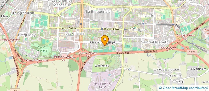 localisation de l'entreprise MAC ALLAIR  RENNES
