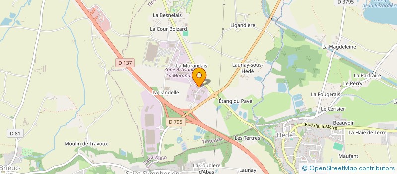 localisation de l'entreprise MAC AND CO  TINTENIAC