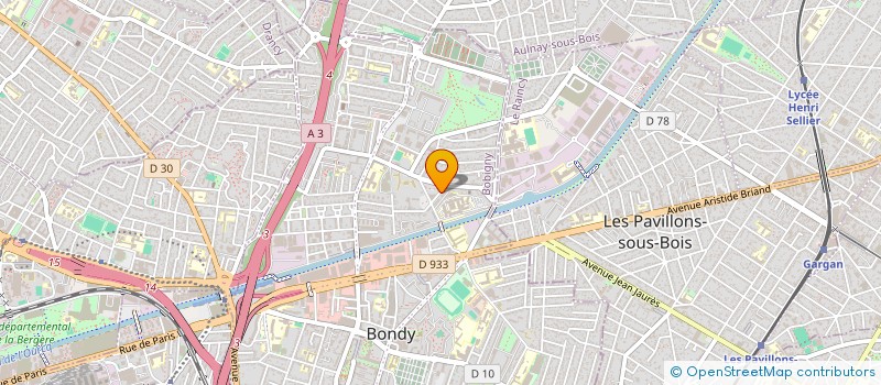 localisation de l'entreprise MAC BAT S.A.S.U à BONDY