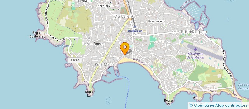 localisation de l'entreprise MAC BAY  QUIBERON