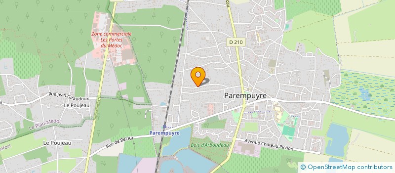 localisation de l'entreprise MAC BRIT'  LE PIAN MEDOC