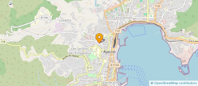 localisation de l'entreprise MAC BRUNCH  AJACCIO