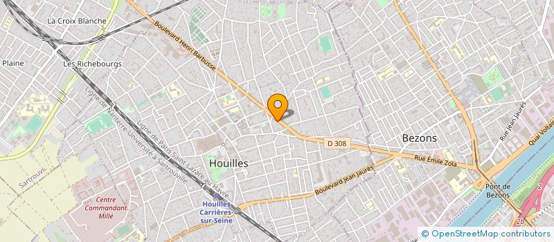 localisation de l'entreprise MAC COLOR BIKE  HOUILLES