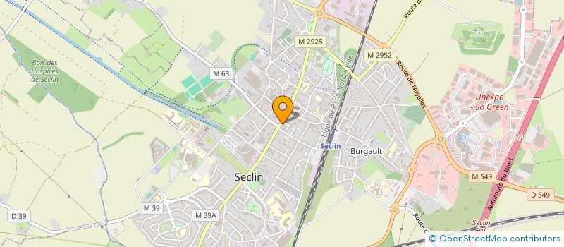 localisation de l'entreprise MAC CYM  SECLIN