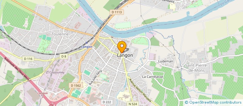 localisation de l'entreprise MAC DIETE à LANGON