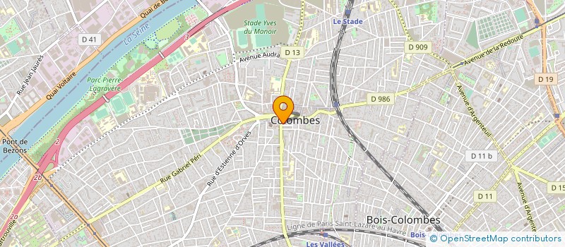 localisation de l'entreprise MAC DONER à COLOMBES