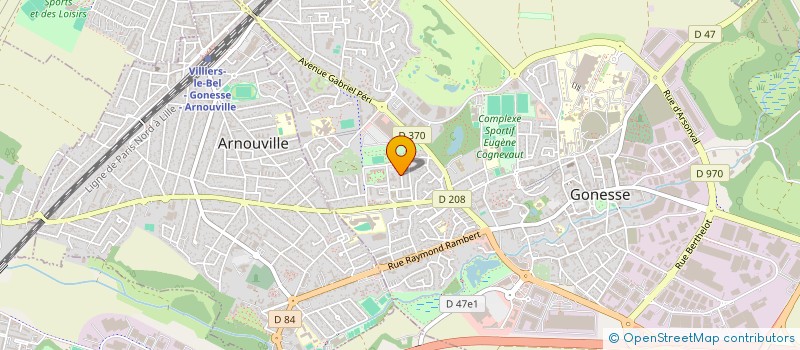 localisation de l'entreprise MAC F GROUP à GONESSE