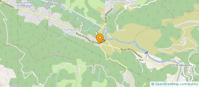 localisation de l'entreprise MAC'FACADES  MEYRAS