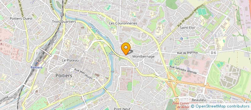 localisation de l'entreprise MAC FLY - S.A.S.U  POITIERS