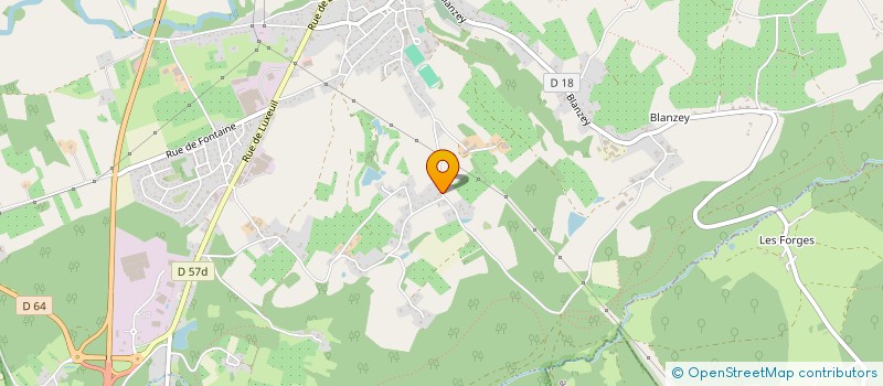 localisation de l'entreprise MAC GILLET ET MAC BRENEY  FOUGEROLLES-SAINT-VALBERT