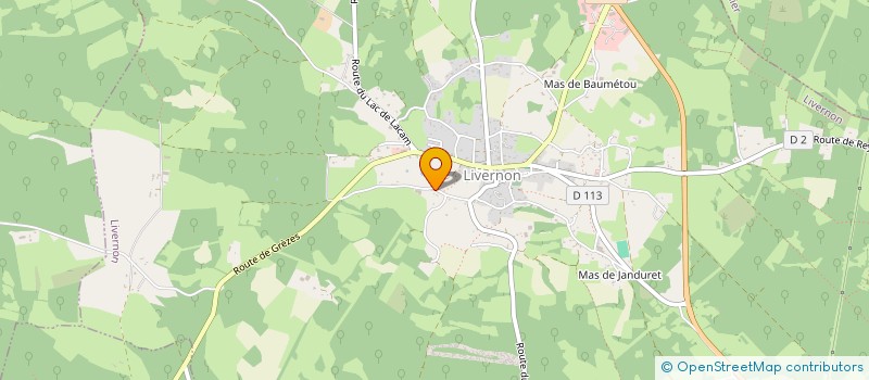 localisation de l'entreprise MAC GINLEY SCI ONE  LIVERNON