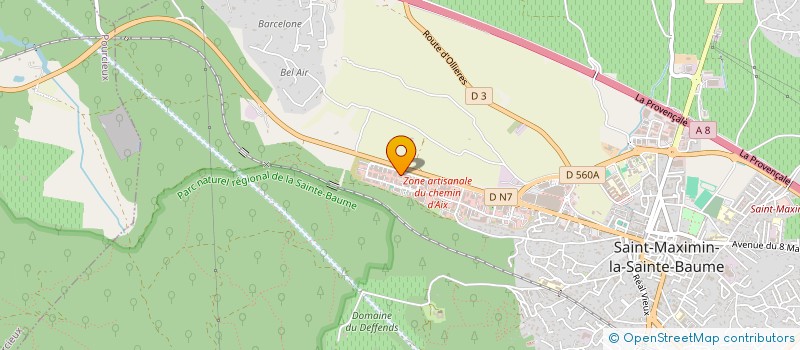 localisation de l'entreprise MAC-HABITAT à SAINT-MAXIMIN-LA-SAINTE-BAUME