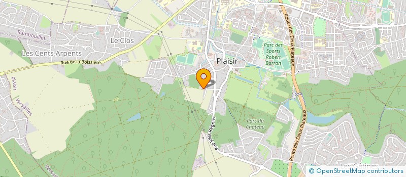 localisation de l'entreprise MAC HEDONIA  PLAISIR