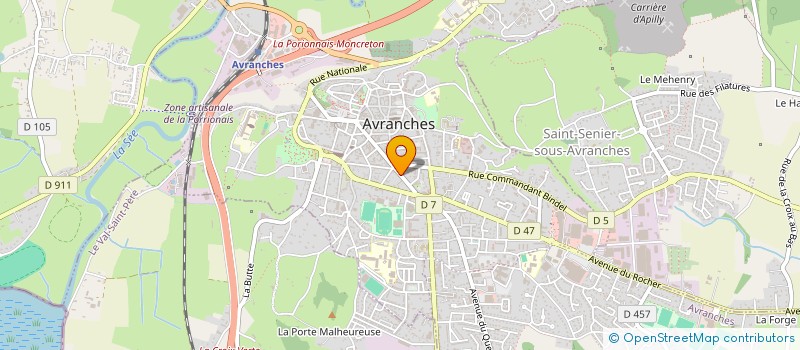 localisation de l'entreprise MAC HEUDES  AVRANCHES