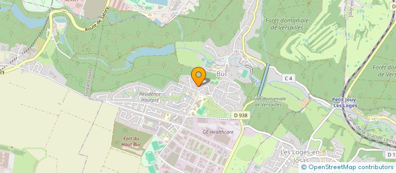 localisation de l'entreprise MAC IDF  BUC