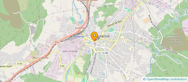 localisation de l'entreprise MAC-IMMO à GARDANNE