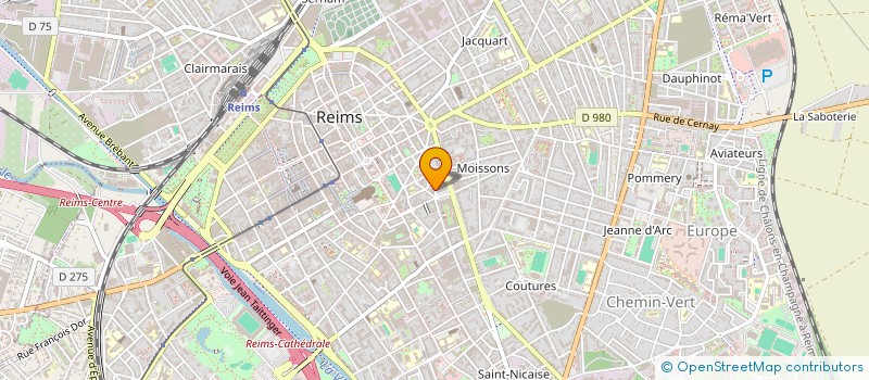 localisation de l'entreprise MAC IMMO  REIMS