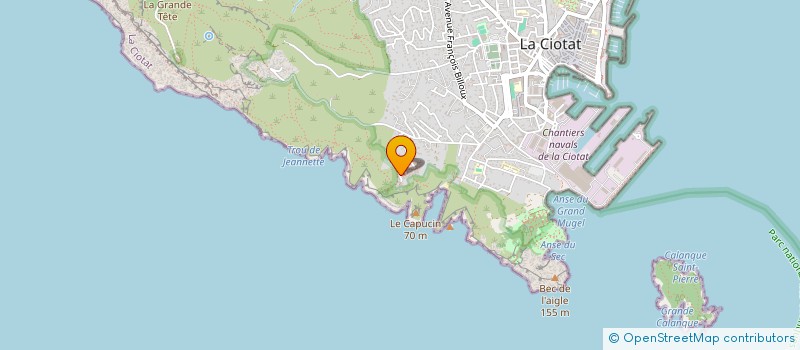 localisation de l'entreprise MAC IMMO  LA CIOTAT