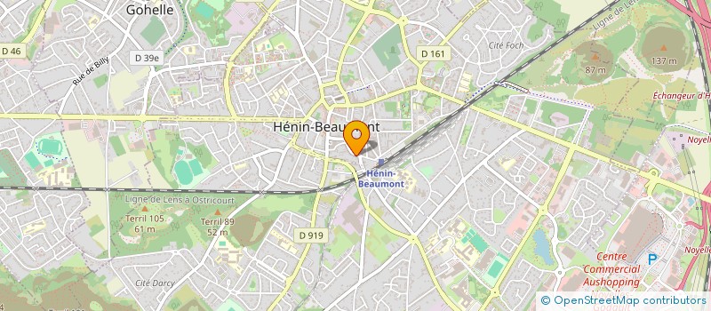 localisation de l'entreprise MAC IMMO à HENIN-BEAUMONT