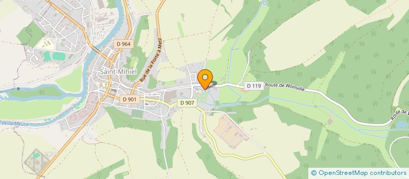 localisation de l'entreprise MAC IN TOPH  SAINT-MIHIEL