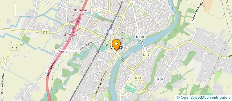 localisation de l'entreprise MAC JOHN  MURET