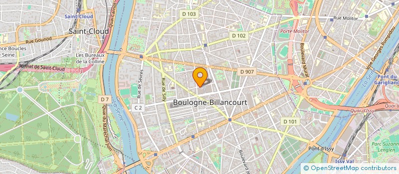 localisation de l'entreprise MAC KINLEY ET ASSOCIES à BOULOGNE-BILLANCOURT