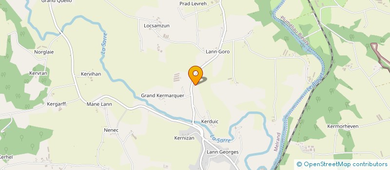localisation de l'entreprise MAC LANN (MUSIQUE, ARTS ET CULTURE DANS LA LANDE)  MELRAND