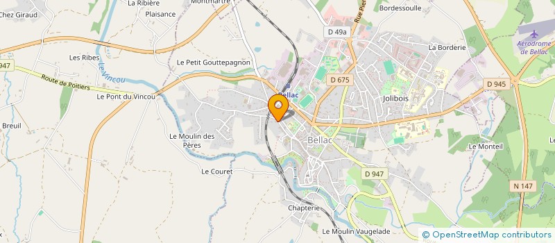 localisation de l'entreprise MAC LAVALLEE à BELLAC