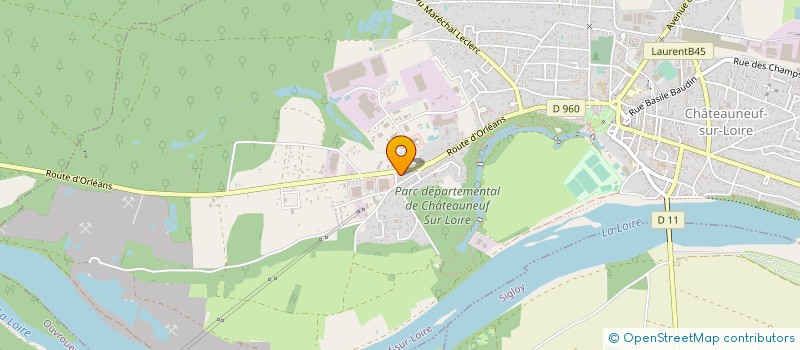 localisation de l'entreprise MAC & MAT SARL à CHATEAUNEUF-SUR-LOIRE