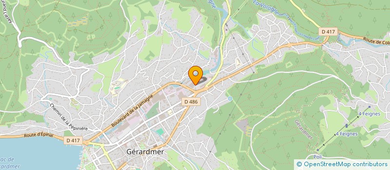 localisation de l'entreprise MAC MIL'S 2 à GERARDMER