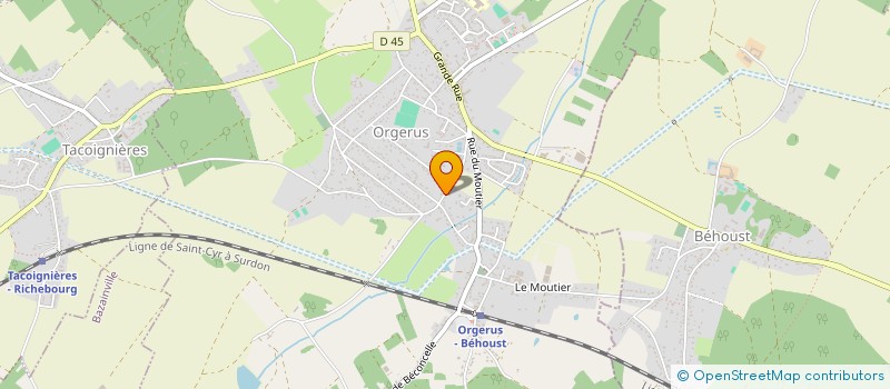 localisation de l'entreprise MAC - MOTO AUTO CONDUITE  ORGERUS