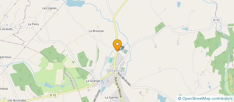 localisation de l'entreprise MAC ORSENNES à ORSENNES
