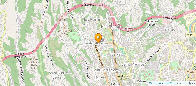 localisation de l'entreprise MAC PHONE SERVICES à NICE