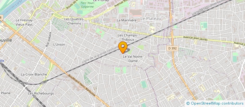 localisation de l'entreprise MAC RENOV à SARTROUVILLE