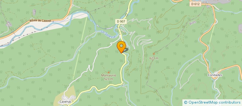 localisation de l'entreprise MAC SARL  SAINT-PONS-DE-THOMIERES