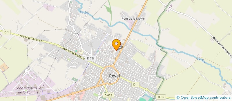 localisation de l'entreprise MAC SCI  REVEL