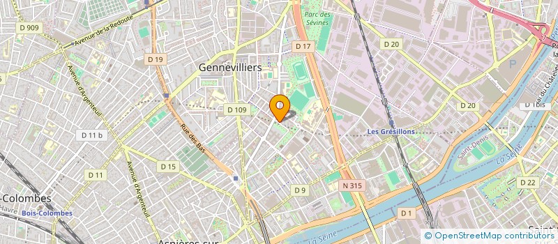 localisation de l'entreprise MAC STREET FAMILY à GENNEVILLIERS