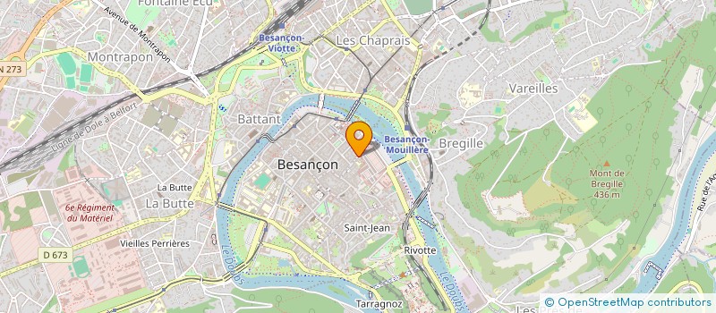 localisation de l'entreprise MAC TACOS  BESANCON