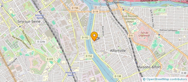 localisation de l'entreprise MAC TRANS à ALFORTVILLE