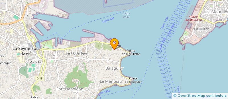 localisation de l'entreprise MAC V PARTENAIRES à LA SEYNE-SUR-MER