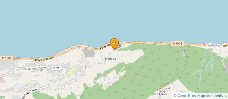 localisation de l'entreprise MAC0NNERIE PAOLY ET FILS  LUGRIN