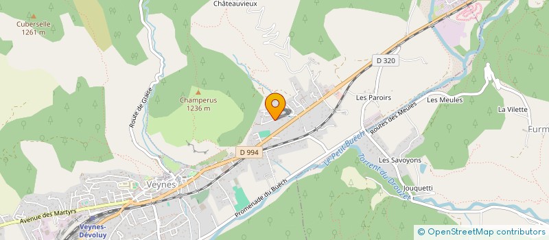 localisation de l'entreprise MAC2S FORMATIONS.  VEYNES