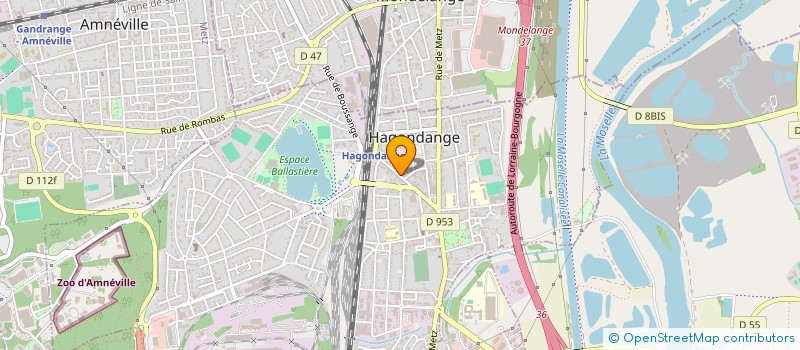 localisation de l'entreprise MACA  HAGONDANGE