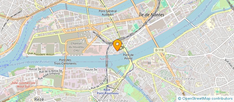localisation de l'entreprise MACA à NANTES