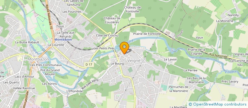 localisation de l'entreprise MACA  VEIGNE