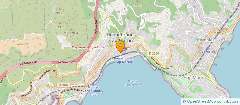 localisation de l'entreprise MACA à ROQUEBRUNE-CAP-MARTIN