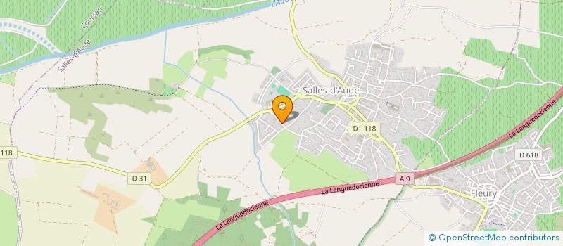 localisation de l'entreprise MACA EVENEMENTS  SALLES-D'AUDE